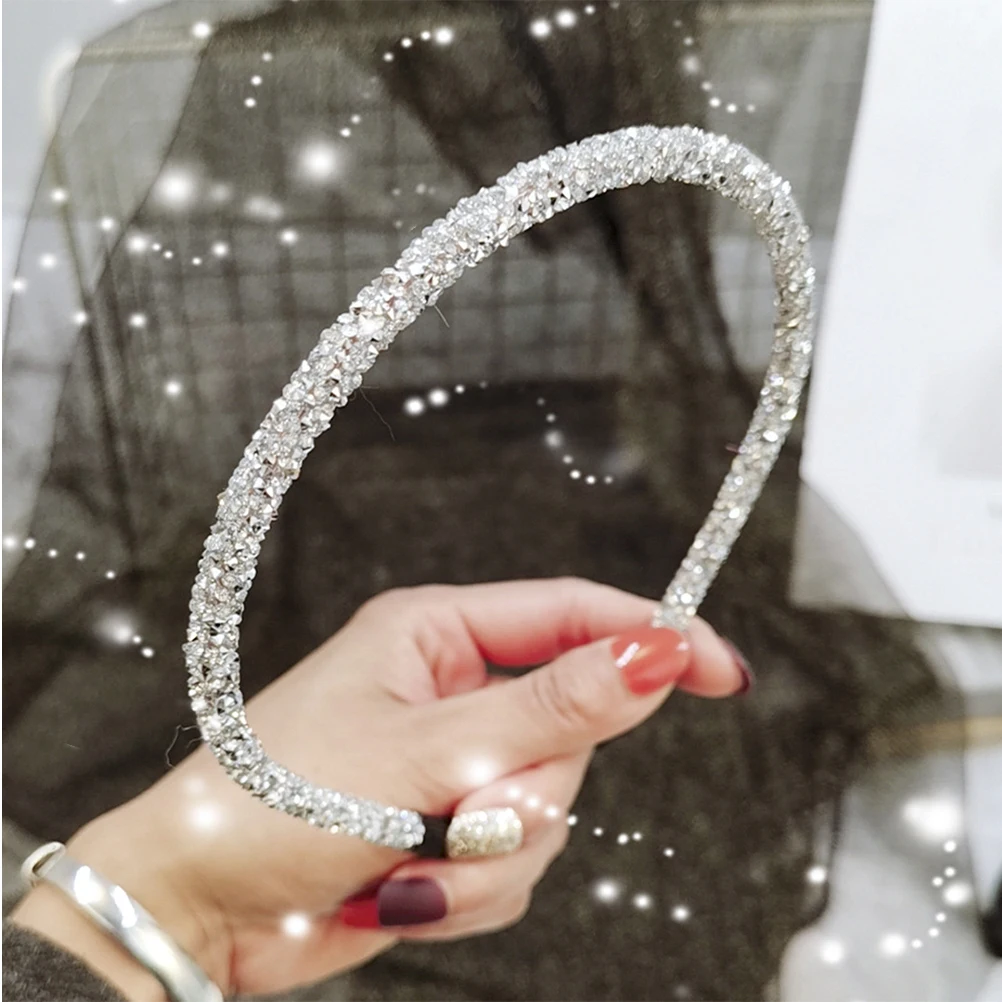 

7pcs Hair Hoop Rhinestone Headband Simple Headdress Accessories Daily Wear Party Occasions Styling Tool