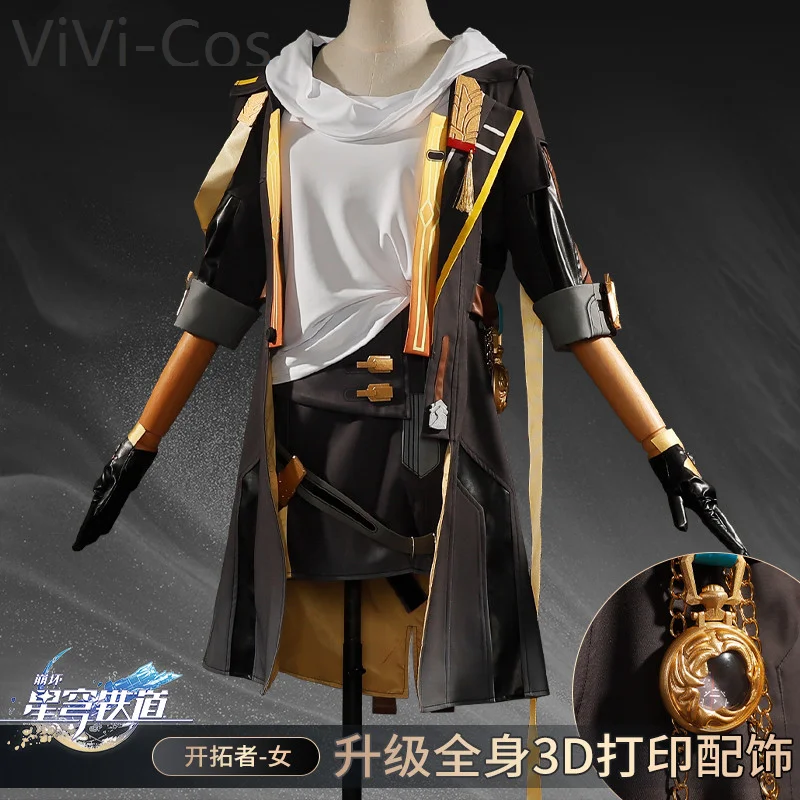 ViVi-Cos  Honkai: Star Rail Trailblazer Stelle Game Suit Lovely Uniform Cosplay Costume Halloween Party Role Play Outfit Women