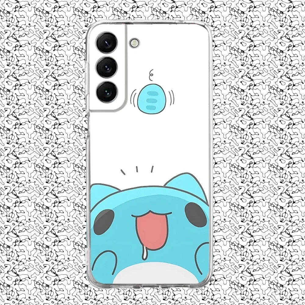 Cute B-Bugcat Capoo Phone Case Silicone For Samsung S30,S23,21,22,20 Ultra,S20 FE lite,S10,9,PIus Note20ultra Cover Clear