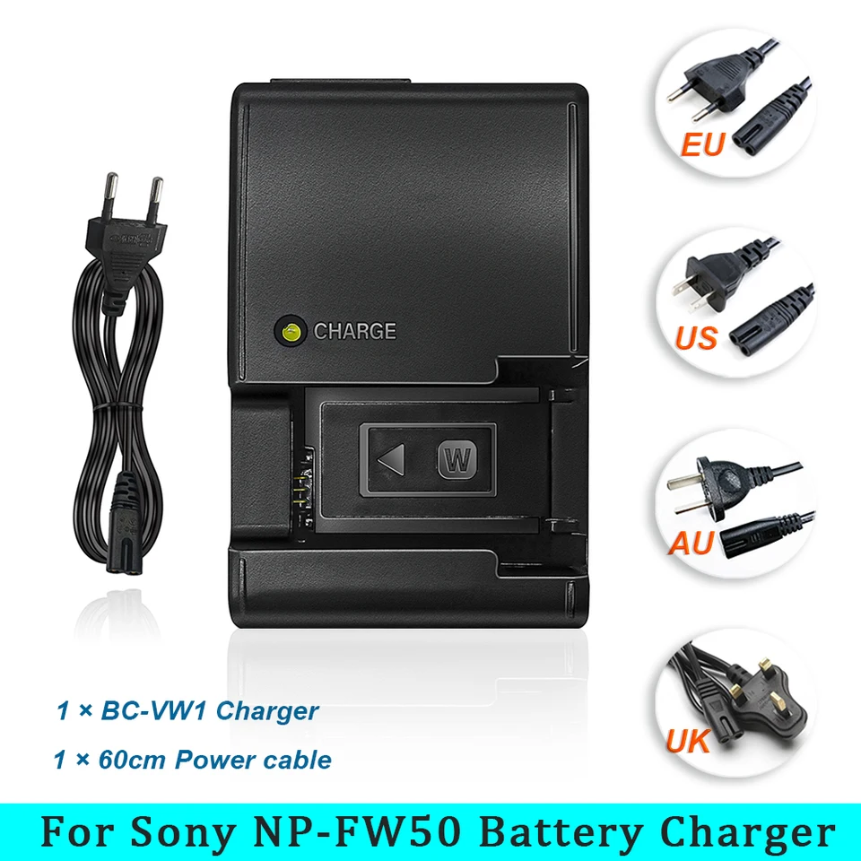 BC-VW1 Smart Charger For Sony NP-FW50 Battery – Safe & Fast