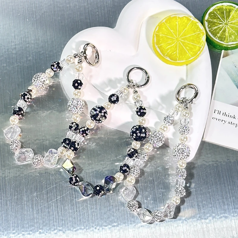 Portachiavi con cordino per telefono, ciondolo anti-perdita, cinturino a catena per telefono Dropship per donna