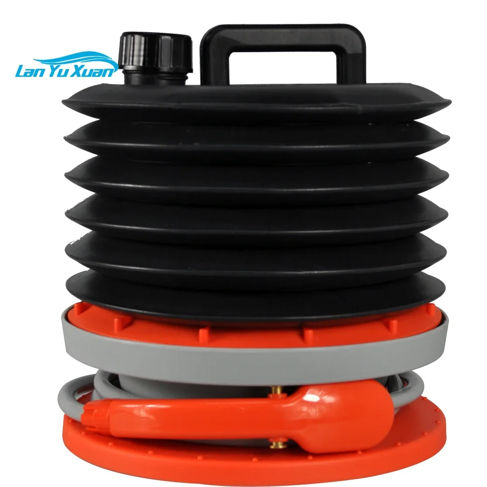 

Hiking Shower gear parts 10 L folding water tank shower parts outdoor camping shower