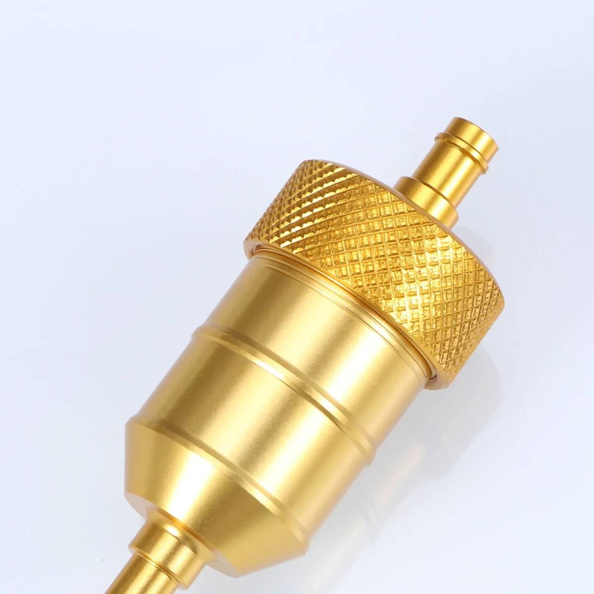 

Cnc Aluminum Alloy Glass Motorcycle Oil Filter Gas Fuel Filter Thread Design Removable Multiple Use Easy Install