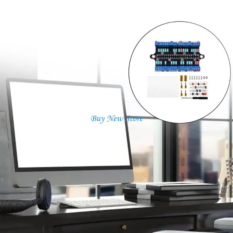 20ce لوحدة لوحة اختراق كتلة GPIO Micro GPIO مع LED
