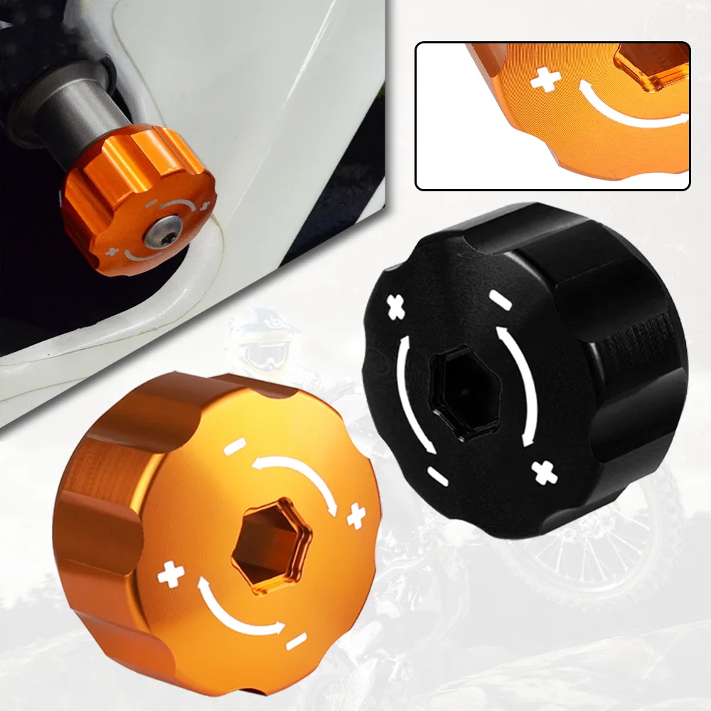 

For KTM 990 Adventure 2006-2012 Rear Knob Adjuster 990 Adv S 2006-2008 Rear Shock Absorber Adjustment Bolts 990 ADV R 2009-2012