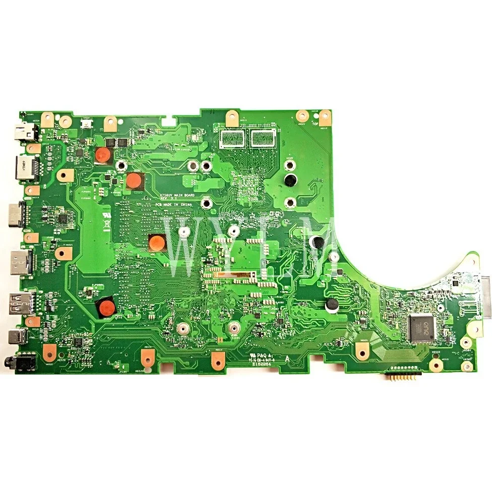 X756UA i3/i5/i7 6th CPU Mainboard REV3.1 For ASUS X756U X756UXM X756UX X756UAK X756UV Laptop Motherboard Tested Working