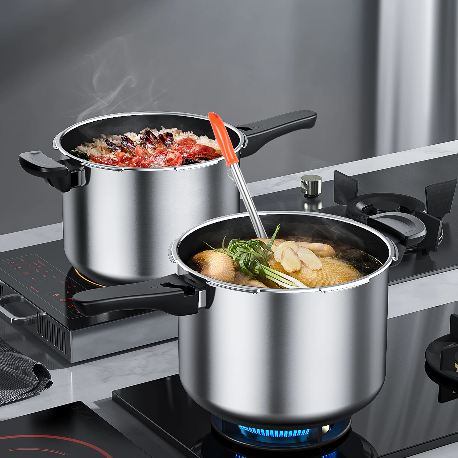 

Stainless Steel Strainer Skimmer Spoon Reusable Kitchen Colander Oil Filter Large Scoop Easy Clean Cooking Tool