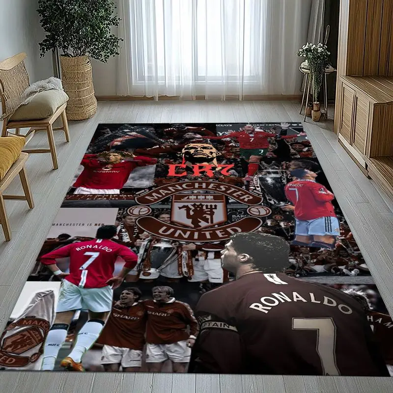 Goat CR7 R-Ronaldo Football Star Living Room Non-Slip Area Rug Soft Carpet for Bedroom  Playroom Sofa,Home Decor Doormat
