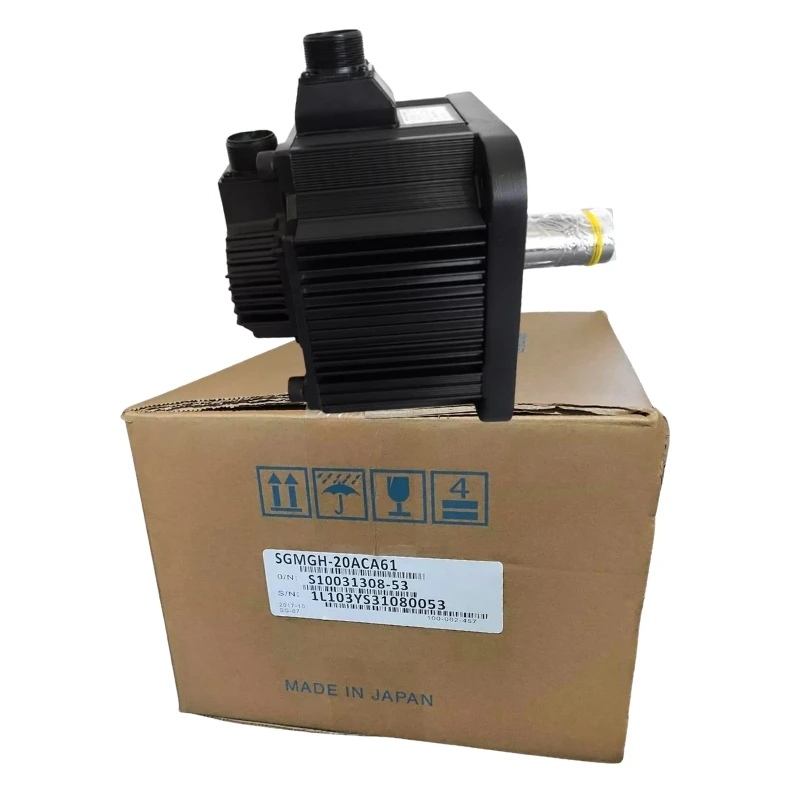محرك سيرفو جديد في الصندوق Yaskawa SGMGH-20ACA61 متوفر في المخزون