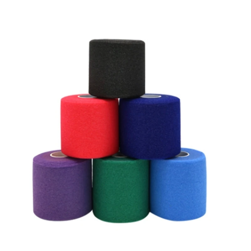 1 Roll Sponges Badminton Racket Grip Cushion Wrap Foams Film Tennis Racket Wrap Tape Athletic Tape Muscle Bandages Wrap