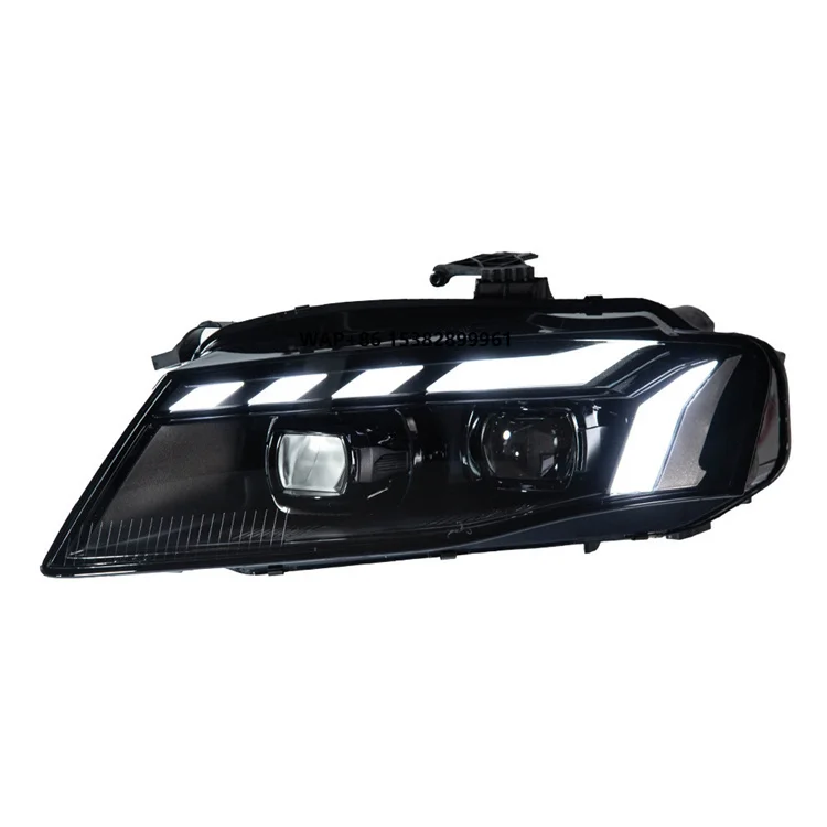 

Veidt for 08-12A4 Headlight Assembly B8 Modified with a Touch of Blue Daytime Running Lights RS Style Lens LED Headlights