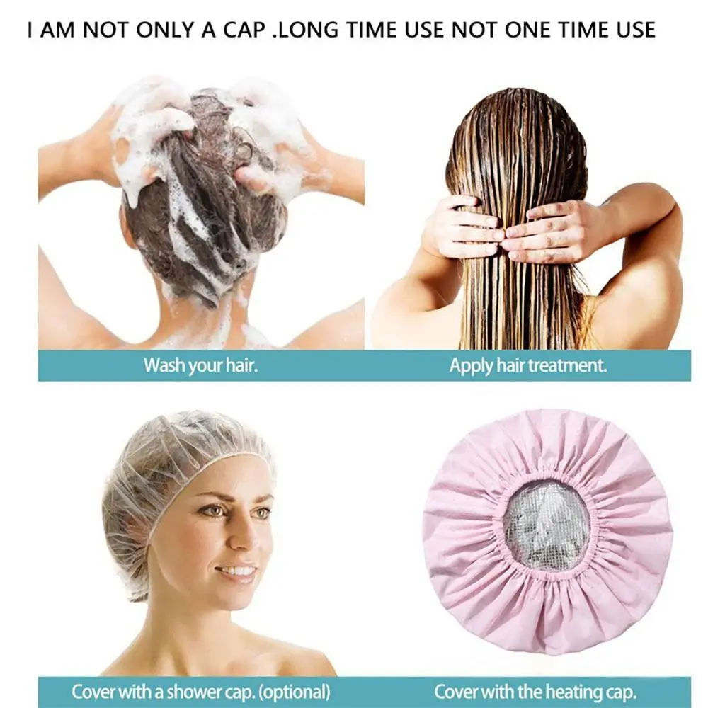 Heat Cap For Deep Conditioning, Conditioning Cap Made Of Aluminum Foil For Home And Salon Use, Hair Dyeing And Hot Oil Treatment