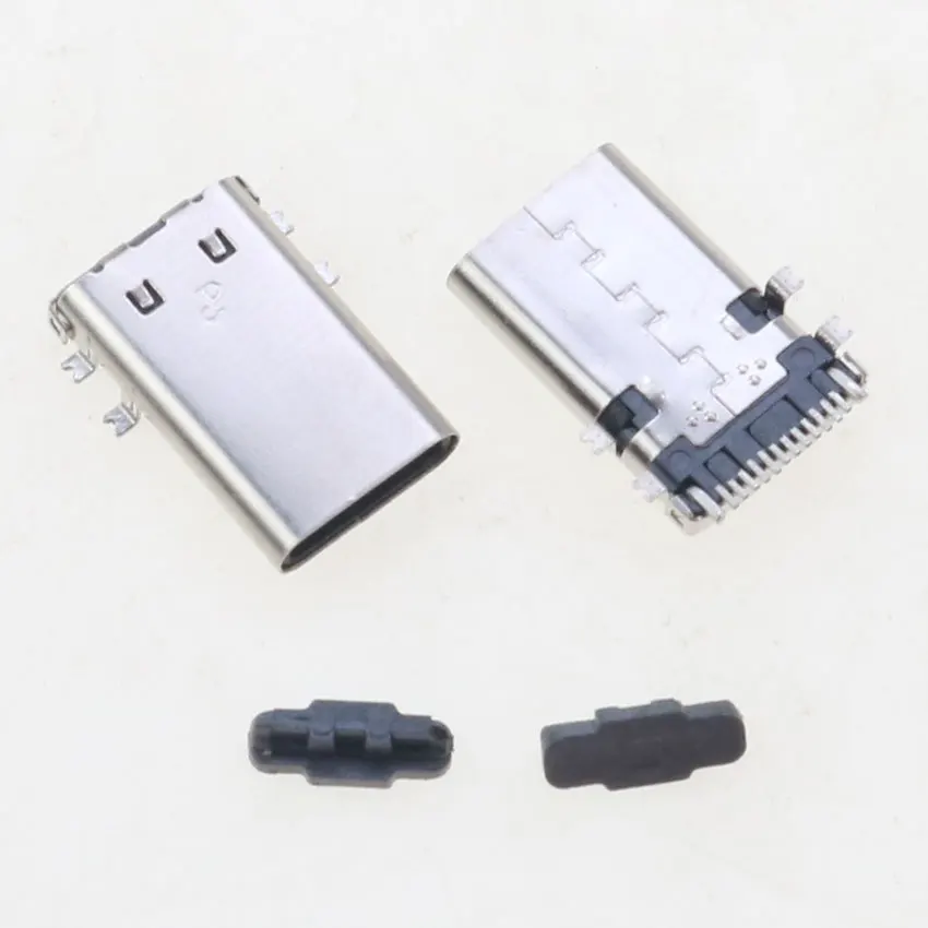 Cltgxdd 1pcs 5A USB 3.1 Type-C Male Plug 12Pin Single-row Pin SMT  L=13.2mm 12P USB Type C Connector