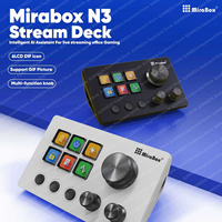 Mirabox N3 Stream Deck Keypad Creative Console Streamdeck Deck Dock Console For Vlog Content Creation Stream Desk Controller