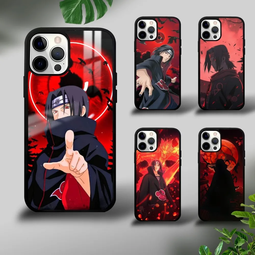 

Anime N-Narutos I-Itachi Phone Case For iPhone 16 15 14 13 12 11 Pro Xs Max Mini Plus Celulares Hard Funda
