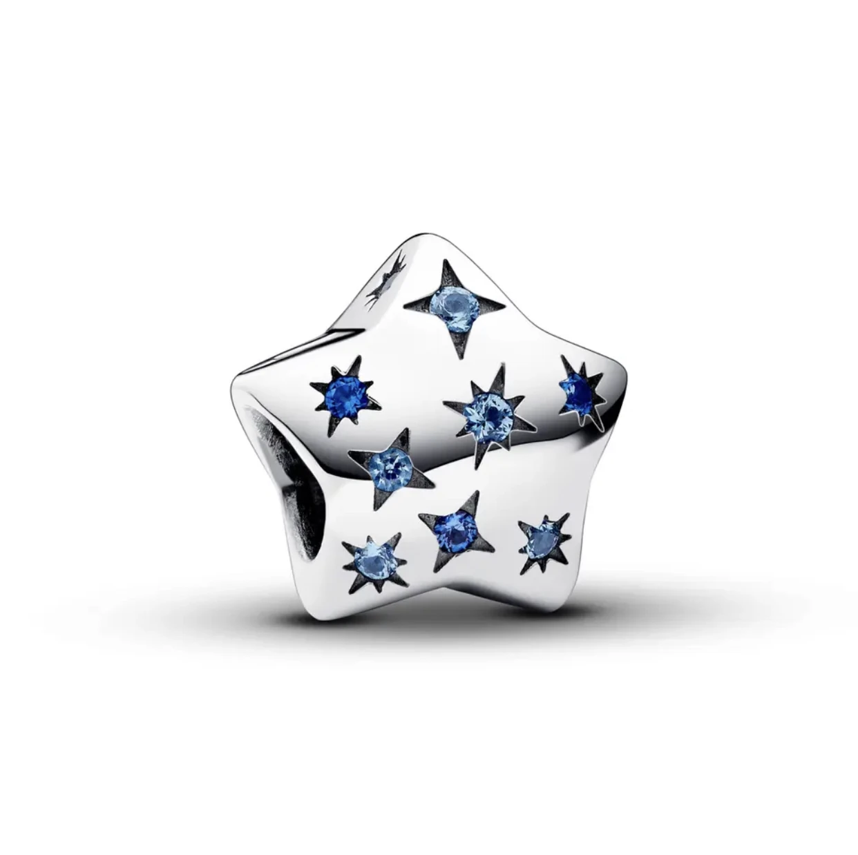 925 Pure Silver Pendant: Exquisite Sun Moon and Star Cat & Dog Drop Pendant Original Bracelet for Women DIY Elegant Jewelry Gift view 4