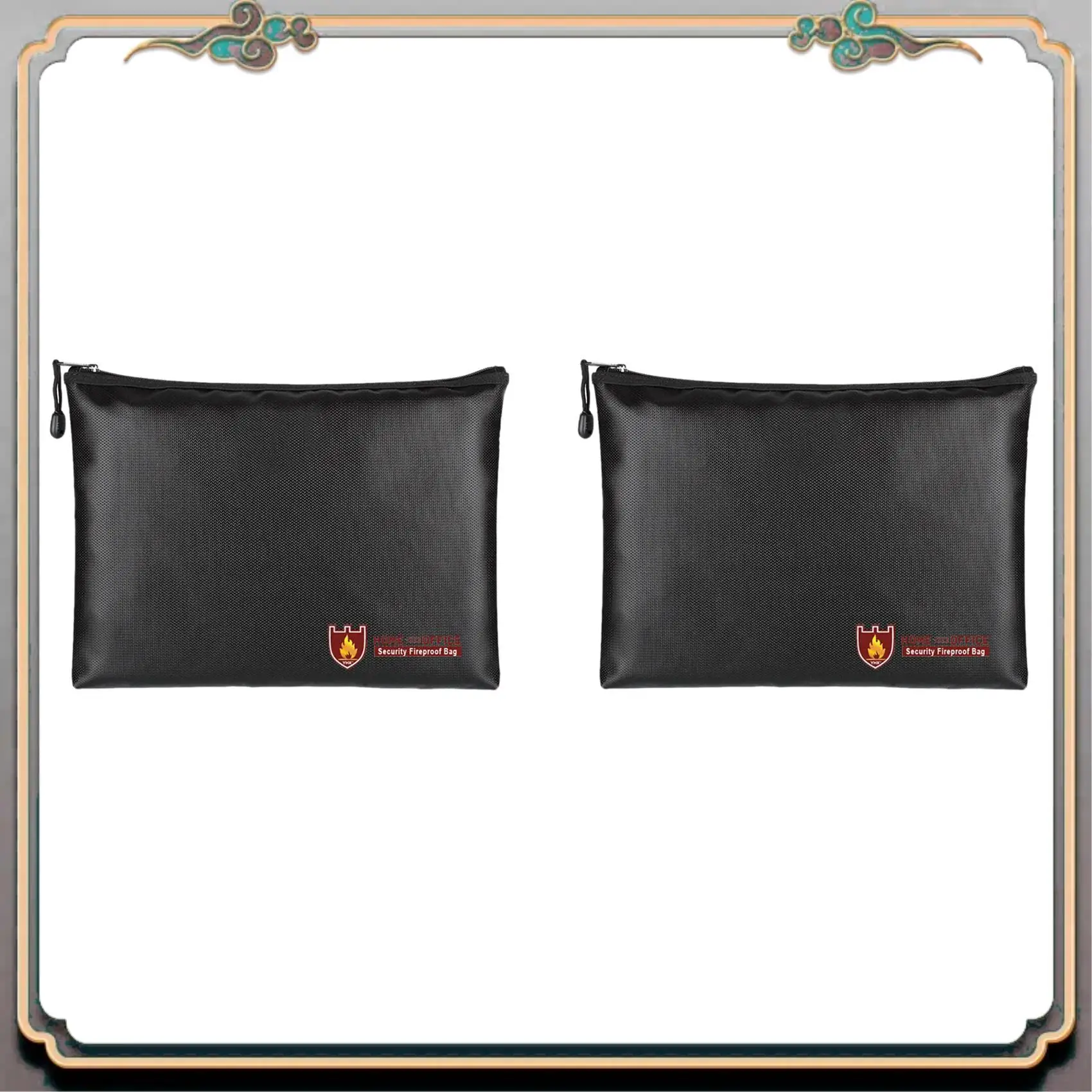 A46M-2X Feuerfeste Dokumententasche, wasserdichte und feuerfeste Dokumententaschen, feuerfeste Geldtasche für A4-Dokumentenhalter