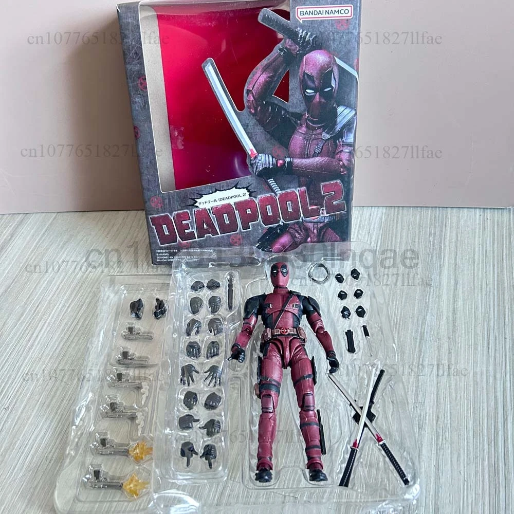 SHF Deadpool 2 عمل الشكل البلاستيكية خارقة 16 سنتيمتر جمع دمية المنقولة نموذج اللعب المشتركة المنقولة دمية السنة الجديدة هدية #4
