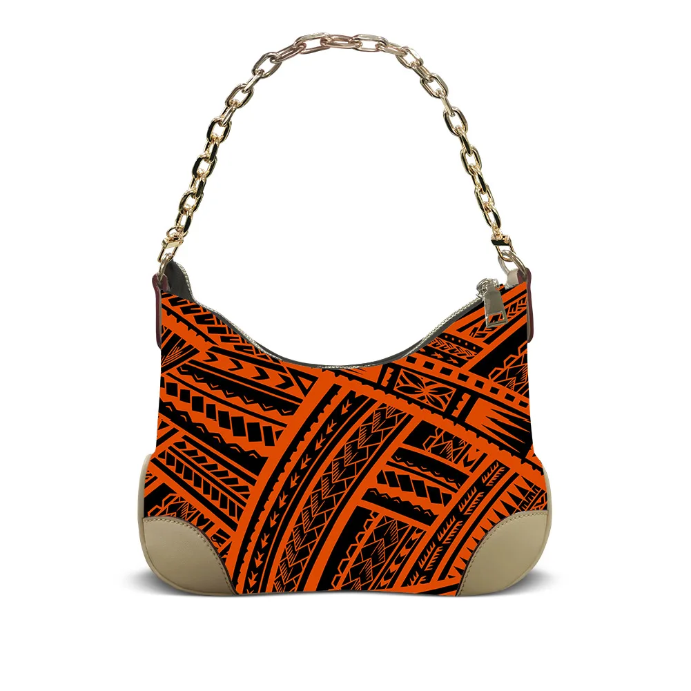 

Lightweight Polynesian Customizable Samoa Bloom Womens Hibiscus Armpit Bag City Beach Everyday Fashion
