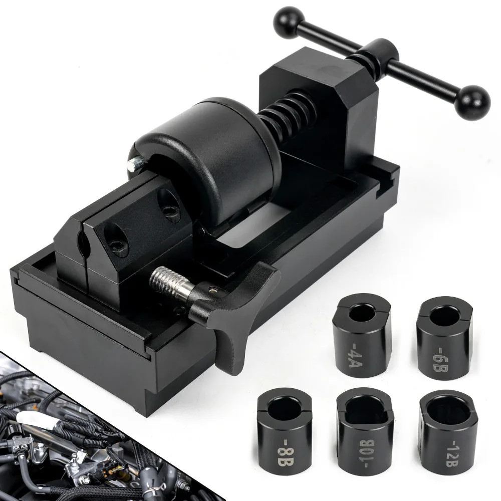 

Auto Parts Fuel Pipe Aluminum AN Connector Installation Tool High Pressure Practical Fixture Adaptation Performance Durable