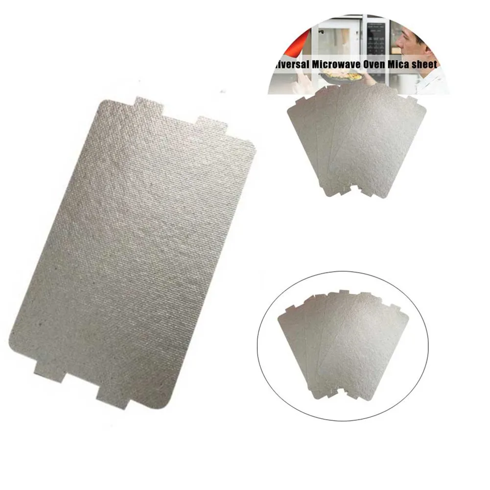 5pcs Universal Microwave Oven Mica Sheet Kitchen Accessories Wave Guide Waveguide Cover Sheet Plates 11.6 X 6.5cm