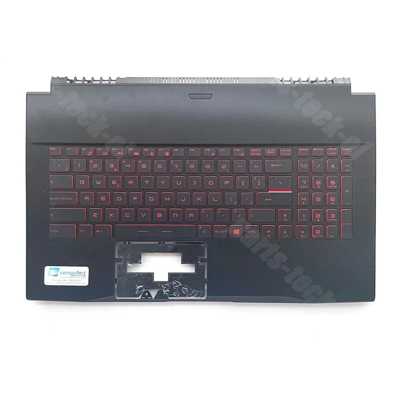 New for MSI GF75 MS-17F1 MS-17F5 case palmrest keyboard full colorful