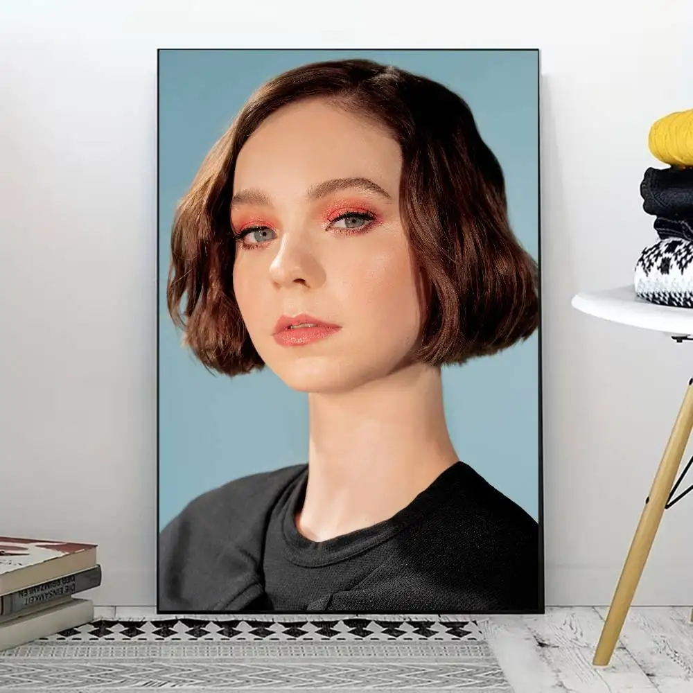 Emma M-Myers American Actress Poster for Living Room, Bedroom, Office, or Bar, Frameless, Indoor Use, Bedroom Wall Art.