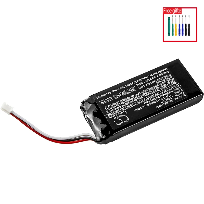 Cameron Sino Battery for JBL Voyager.fits JBL 503070P battery.JBL battery.Li-Polymer.1300mAh / 9.62Wh.7.40V