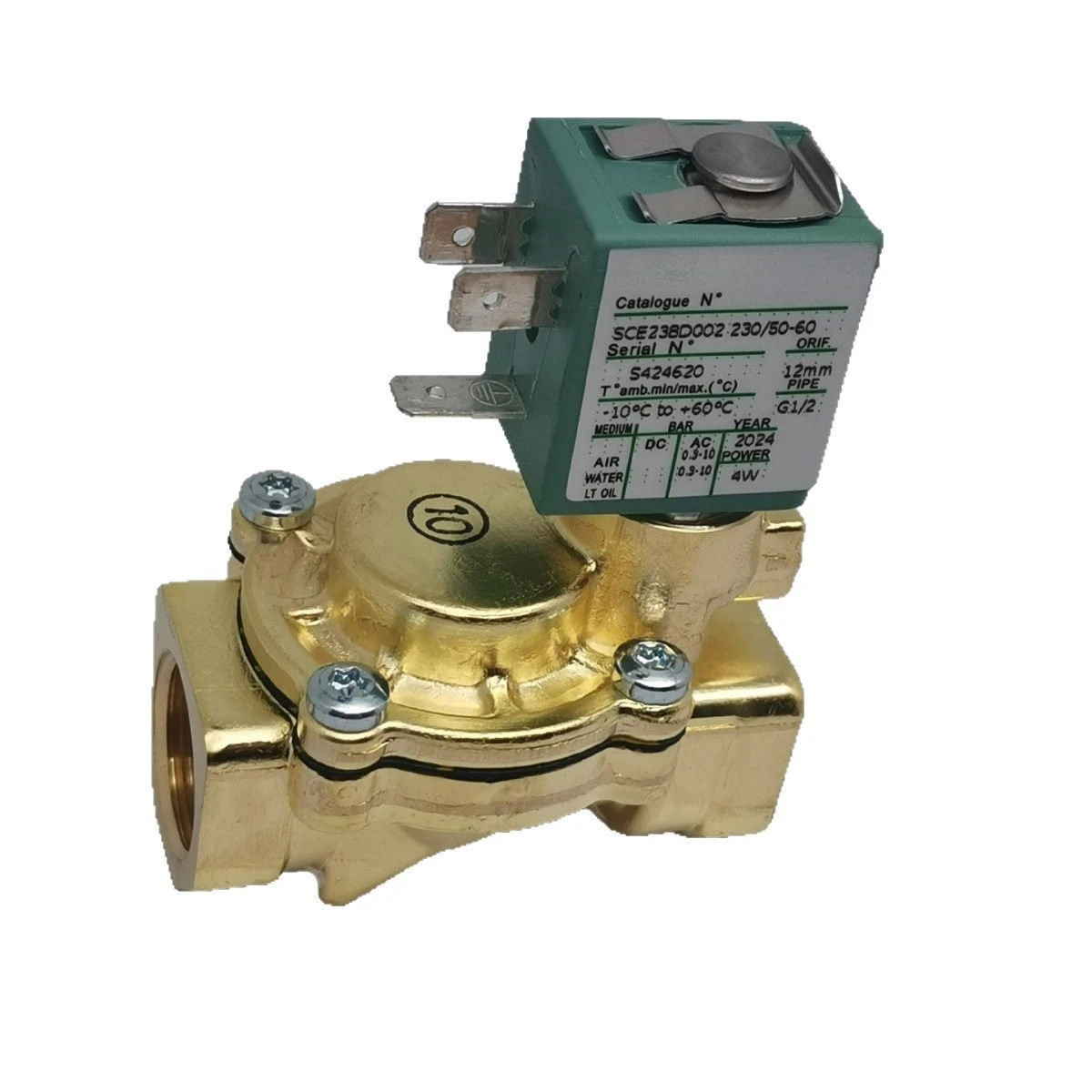 

SCE238D002-2 position 2-way 1/2 inch solenoid valve 238 series