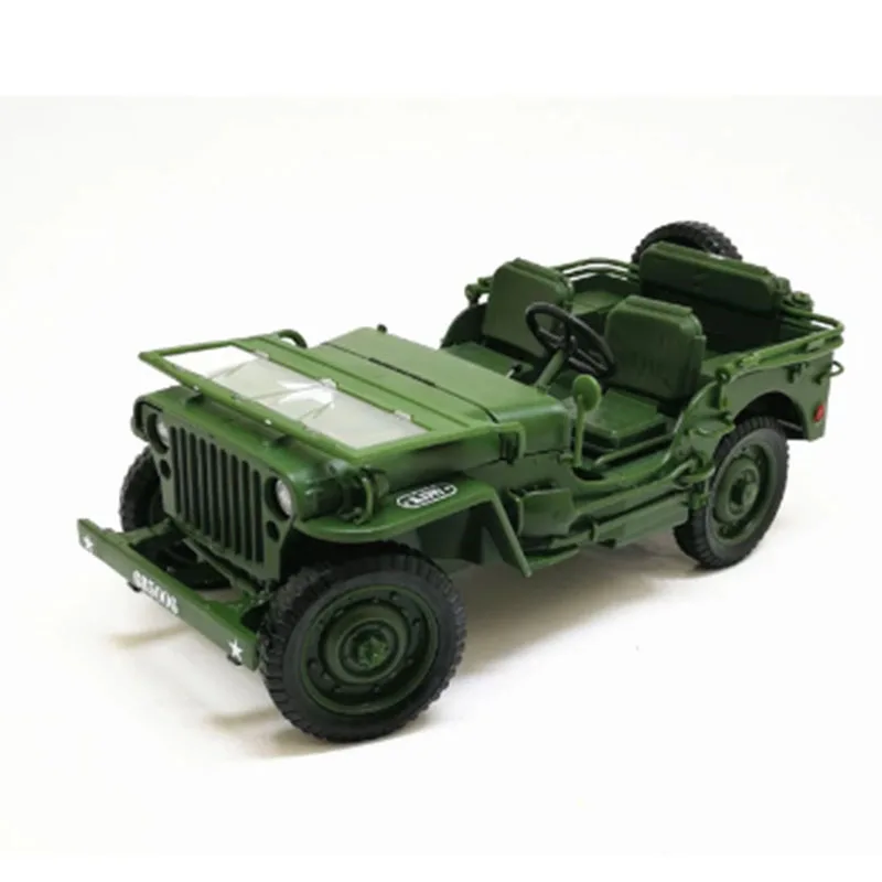 1:18 Military Tactics Alloy Diecast Car Model Opening Hood Panels To Reveal The Engine For Children Gift Toys