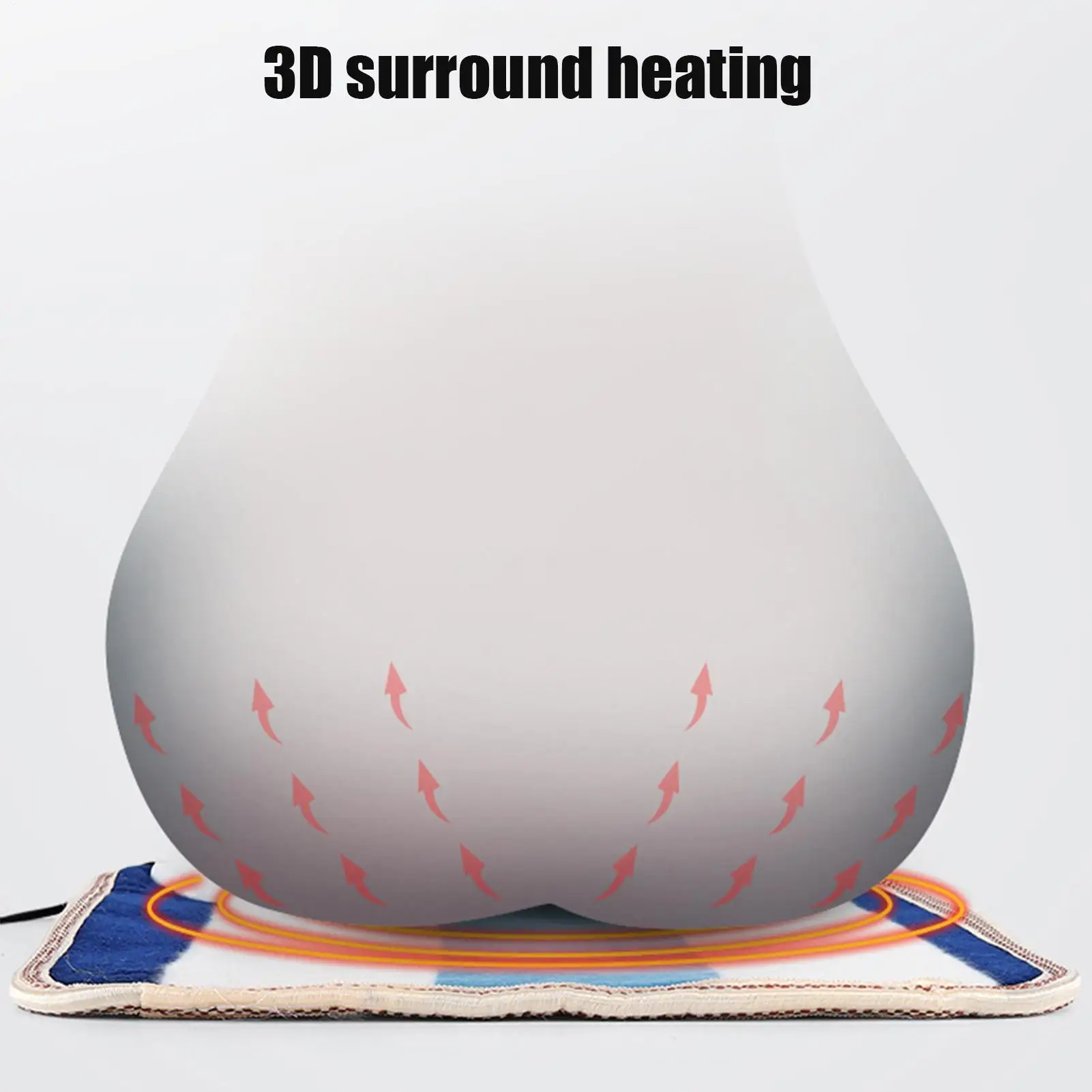 Heated Seat Cushions Winter USB Plug In Warmer for Home Work Relaxation Outdoor Camping Fishing Picnic Concerts Bleacher