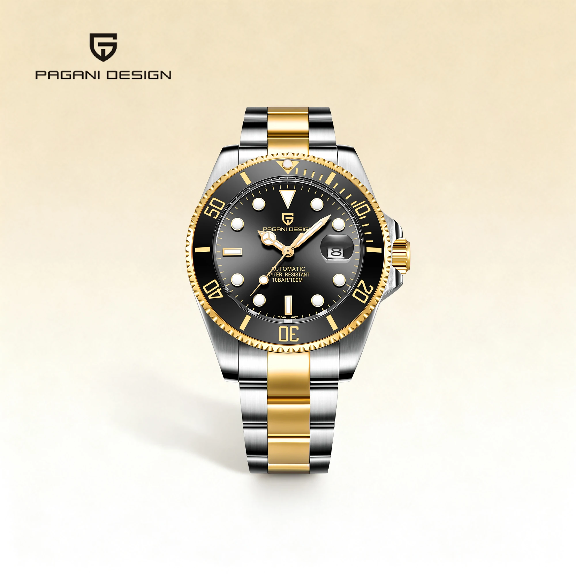 

PAGANI DESIGN мужские автоматические механические часы 43 мм с низким клавишей, роскошная коллекция джентльменов, водонепроницаемые светящиеся часы с сапфировым стеклом