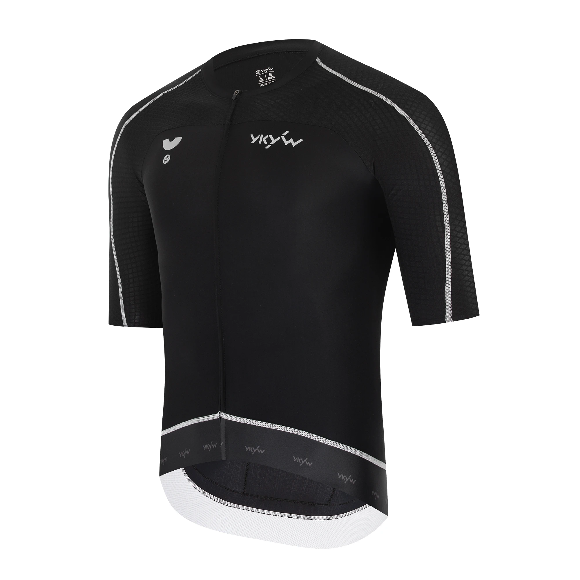YKYWBIKE Herren-Radtrikot Sommer Fahrrad-Radsport Klassisches Maillot Rennrad Atmungsaktive Kleidung Pro-Team Kurzarm-Shirt – Detail 20