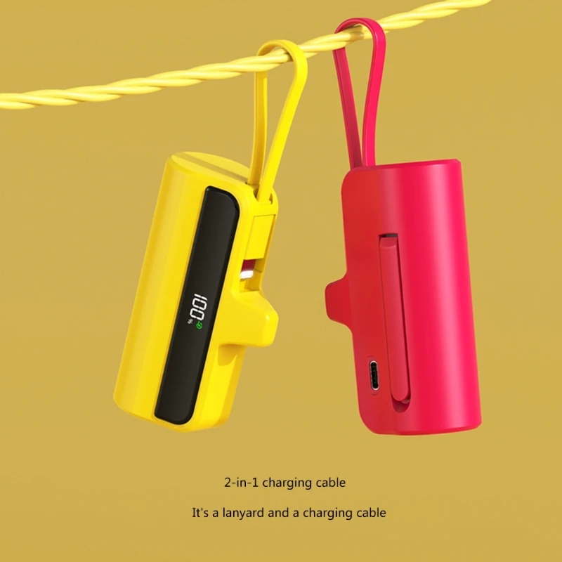 22.5W Power Portable Casing Type C Housing Emergency Mobile case No Batteries