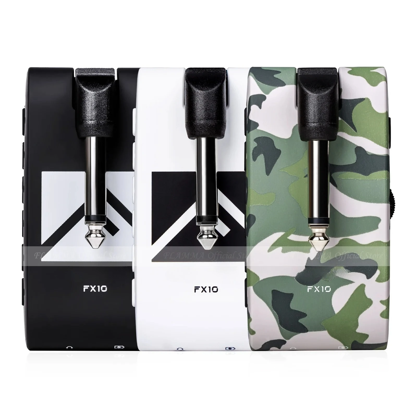 

FX10 Guitar Headphone Amplifier Headphone Amp Portable Guitar Plug Amp Bulit in 14 Effects 14 Amp Models 28 Drum Grooves