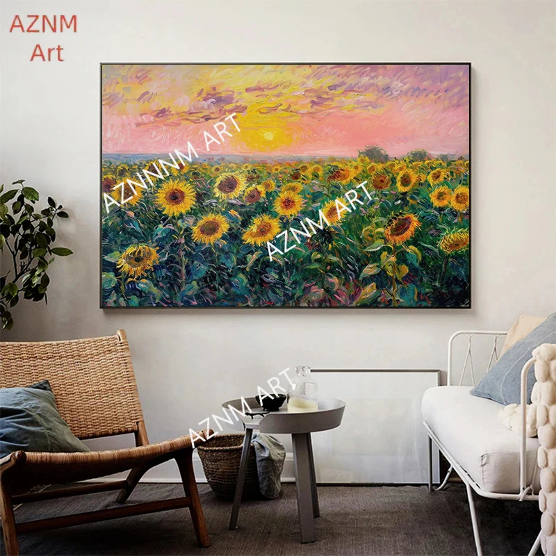 Spring Academy Wind Plant Flowers Daisies Tulip Butterfly Bees Retro Poster Prints Canvas Paintings Wall Art Pictures Home Decor