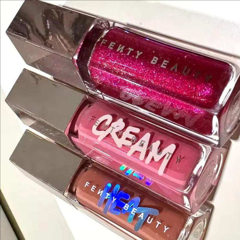 عيد الميلاد أفضل بائع Fenty Beauty الشفاه الصقيل 15 لون عالي اللمعان الماس متلألئ الزجاج ملمع الشفاه مثير مغذي النساء ماكياج #3