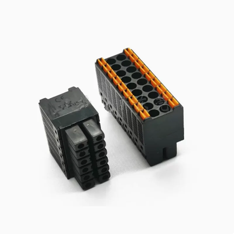 5 paia KF2EDGKS 15EDGKNH-3.5mm spaziatura plug-in terminale di cablaggio PCB doppia fila pressa a molla a doppio strato