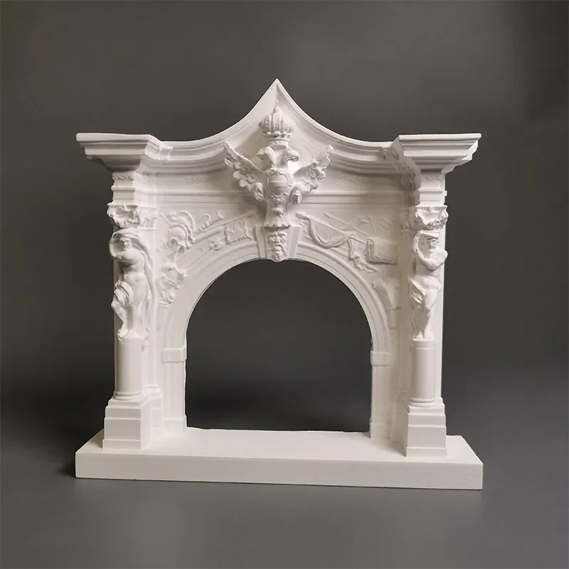 Reproducing the Baroque Fourth Door Relief Plaster Three-Dimensional Decorative Art Home Ornament