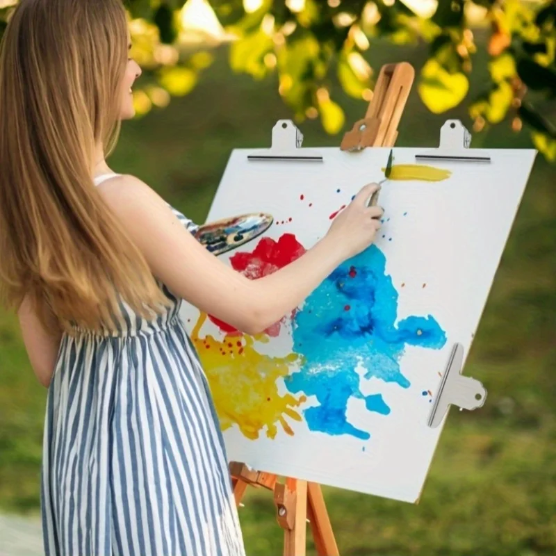 3pcs Durable Metal Folders | Home Office Desk Clips, School Supplies Sturdy