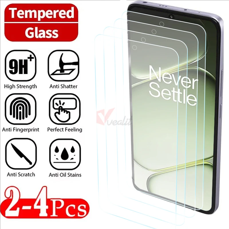 

2-4pcs Transparent Clear Tempered Glass for Oneplus Turbo 6 6V Ace 6T Screen Protector for Oneplus 15 15R 13T 13R Film