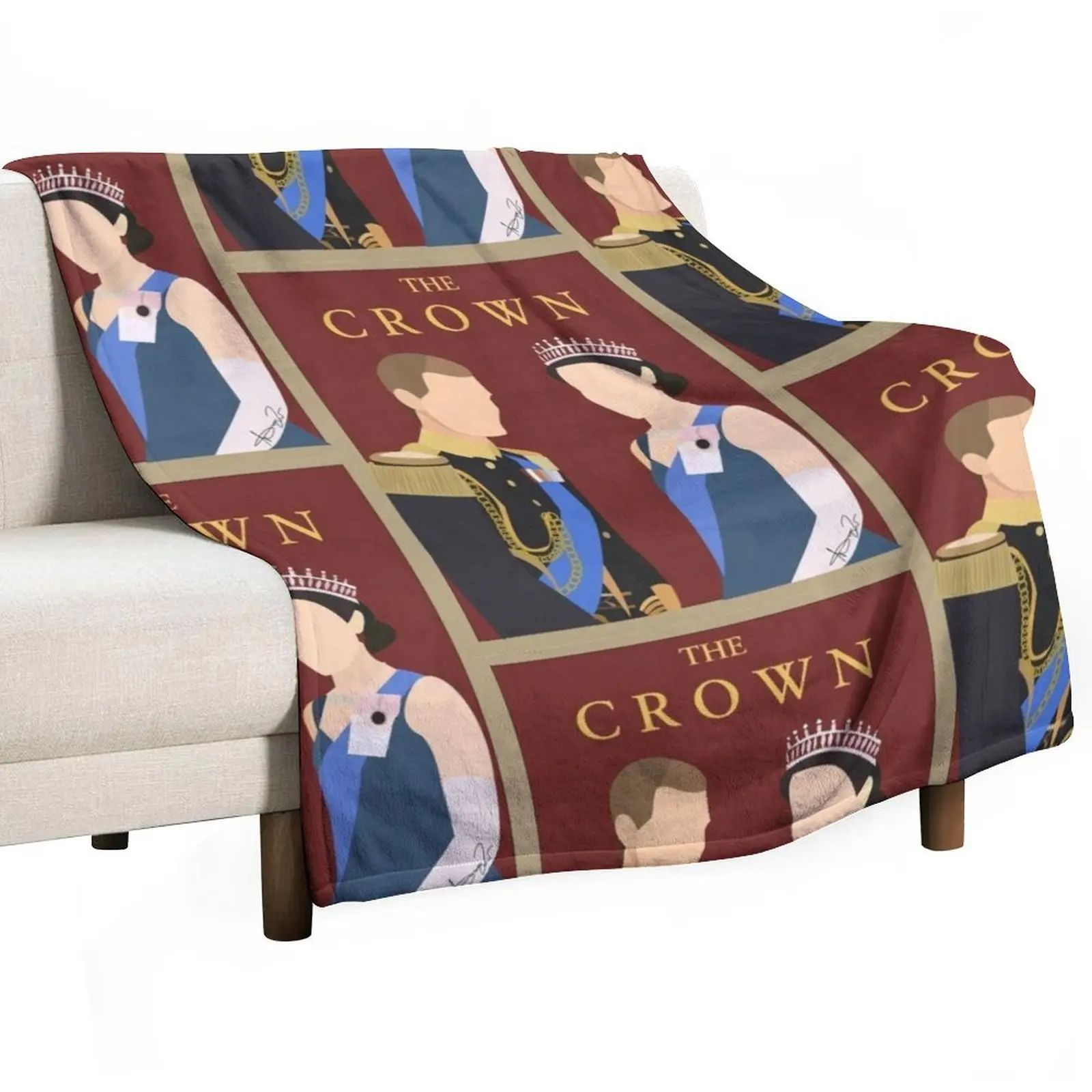 

the crown Throw Blanket Bed Custom Blankets