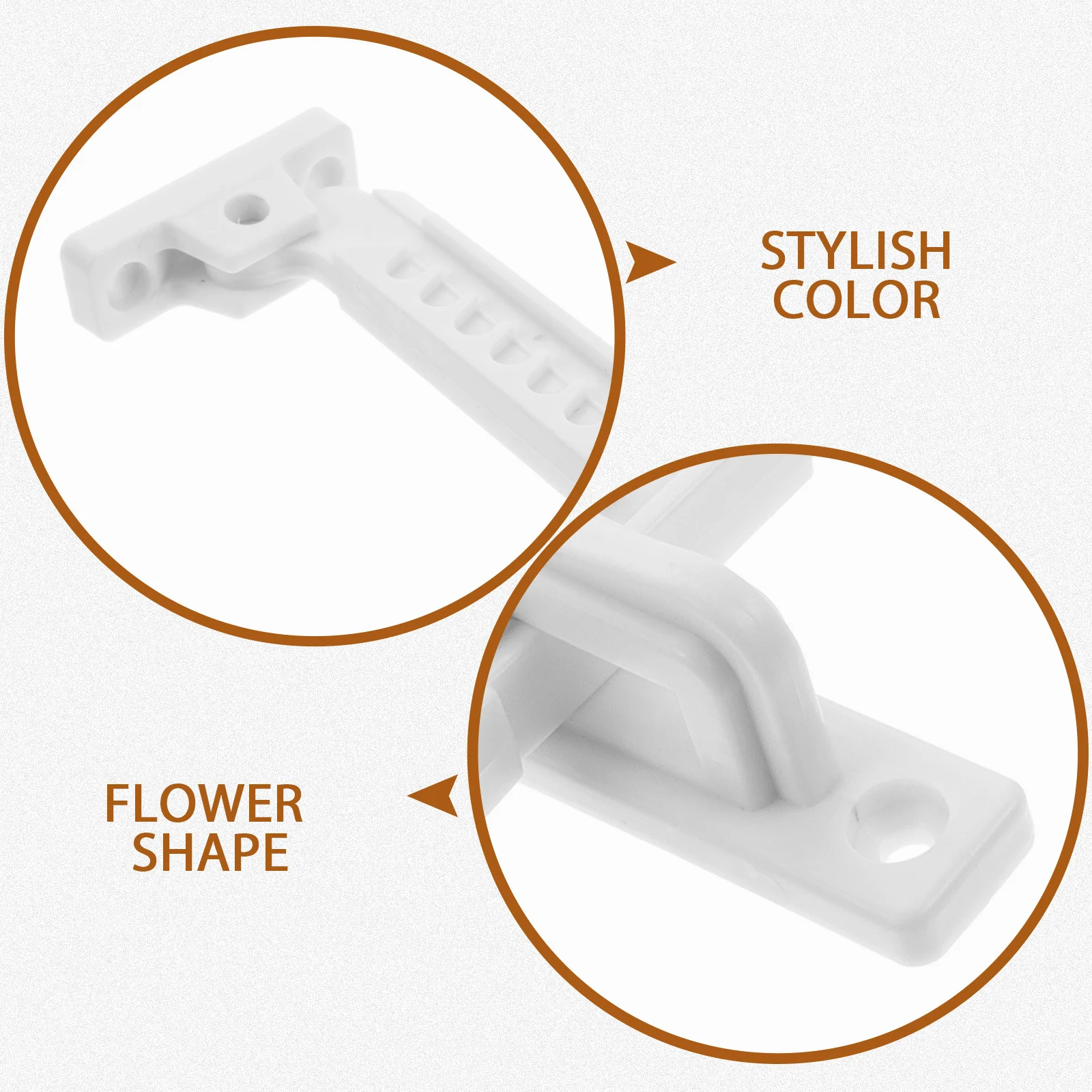 نافذة المحدد Abs قفل أمان للأطفال انزلاق زجاج الباب شريط الأمان الطفل برهان قفل الباب نافذة سدادة #2