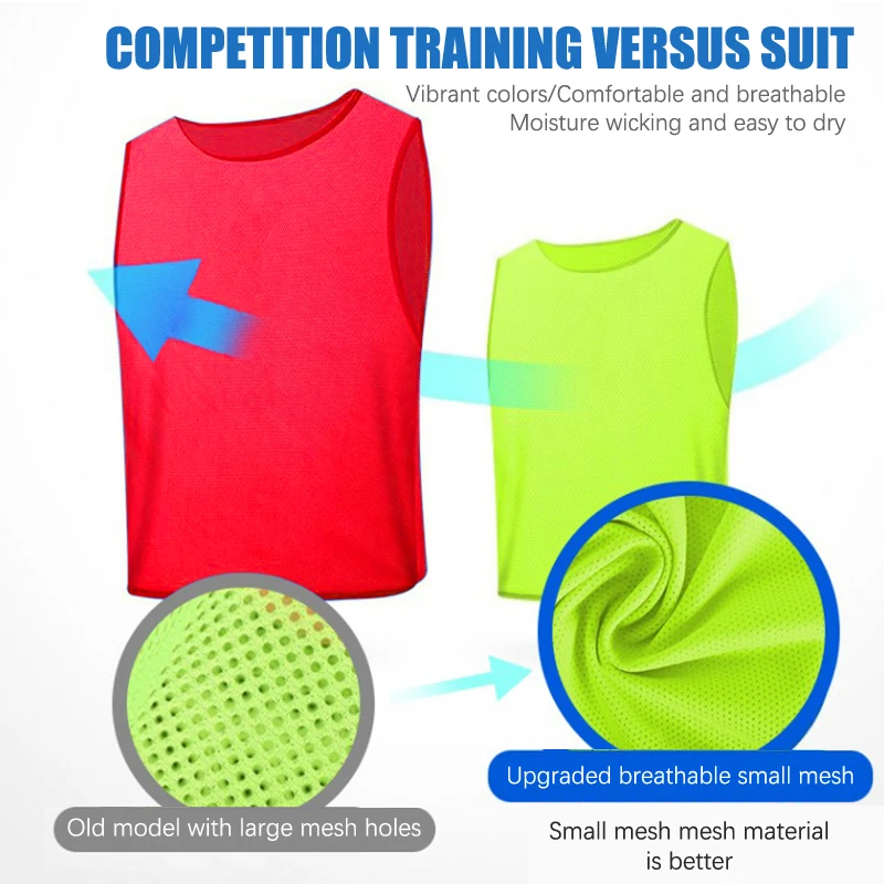 (صيف6) 12 قطعة سريعة الجفاف لكرة السلة جيرسي فريق كرة القدم الرياضية سترة كرة القدم للأطفال الشباب/المراهقين/الكبار #5