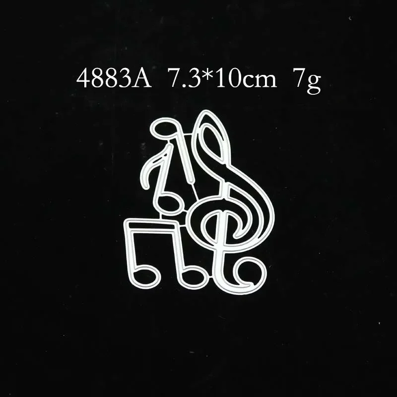 Monkey Musical Notes Metal Cutting Dies Stencils for DIY Scrapbooking Photo Album Decorative Embossing DIY Paper Cards