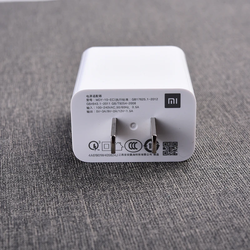 Original Xiaomi Redmi 13C Charger Fast Charge USB C 18W EU Adapter For Redmi 13R 12 8 9T 10 8A Poco M4 M2 M3 Pro CC9e Mi 8 9 se - náhled 5