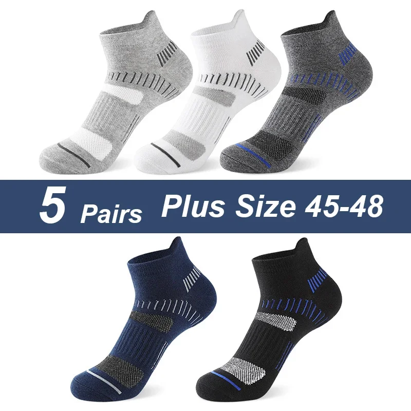 

Urgot Plus Size EUR45-48 Spring Autumn Winter Men Sports Running Socks Protective Ankle Socks Breathable Deodorant Fitness Socks