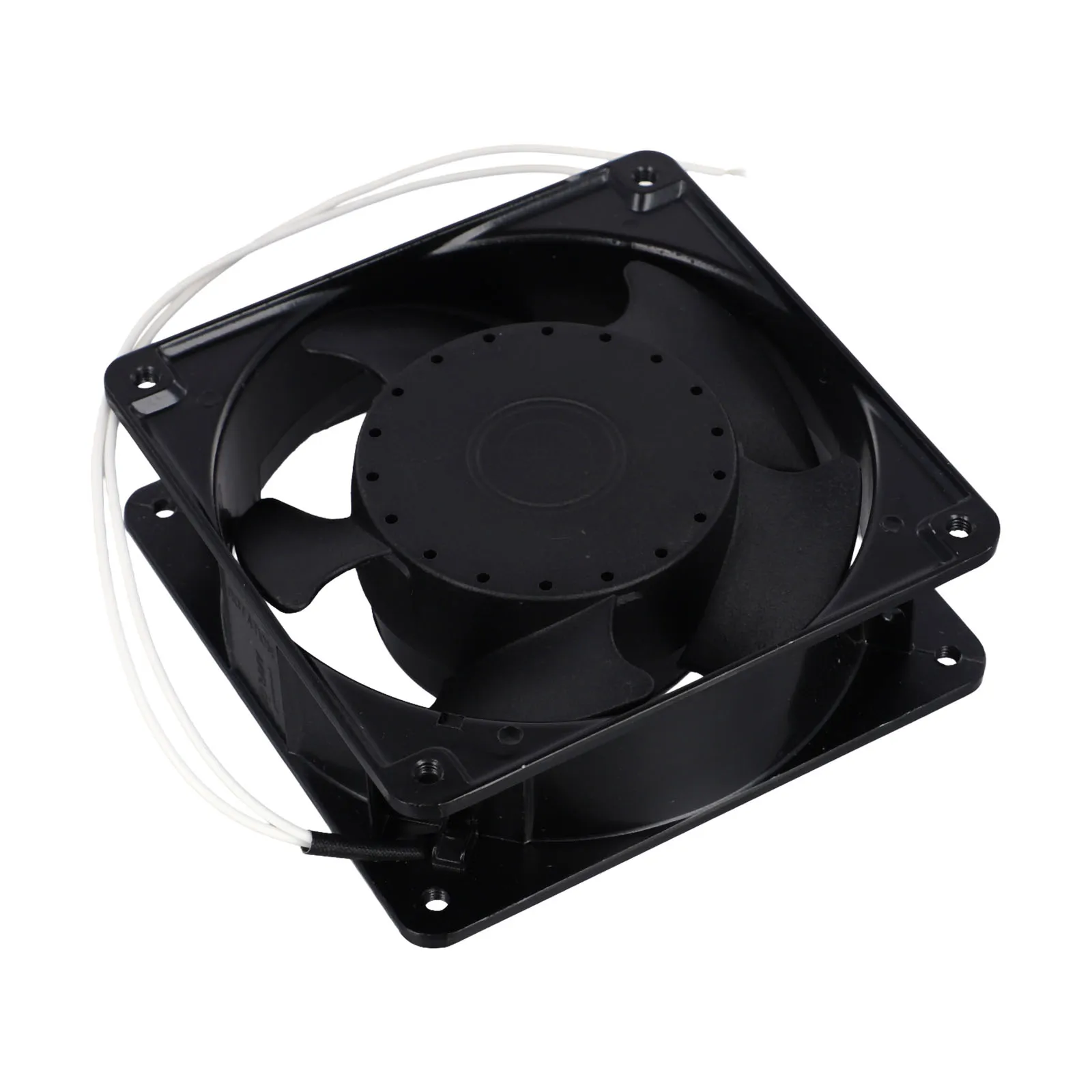 Axial Fan with Metal Blades for Fireplaces Ensures Efficient Circulation of Warm Air While Operating Silently Under Heat