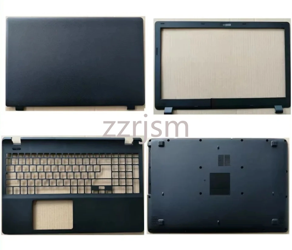 Marco frontal con bisel trasero LCD, cubierta superior e inferior con reposamanos para Acer Aspire ES1-512 ES1-531 EX2519 N15W4 MS2394