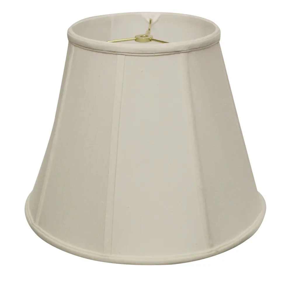 

Elegant White Shantung Lampshade Softback Empire Style Washer Fitter Fabric Lampshade Timeless Design Natural White Lampshade